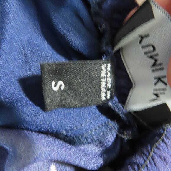 Yumi Kim Silkwood Navy Class Act Dress Long Sleeve Mock Neck Layered Size Small - Picture 8 of 8